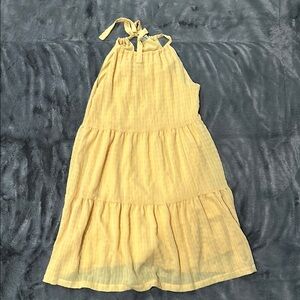 Yellow Sleeveless Women’s Dress